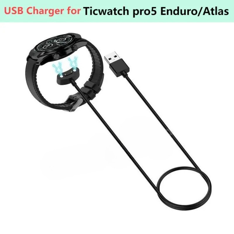 Cáp USB Sạc Từ Tính Cho Ticwatch Atlas / Ticwatch Pro 5 Enduro Sạc Thay Thế Cho TicWatch Pro5 Enduro