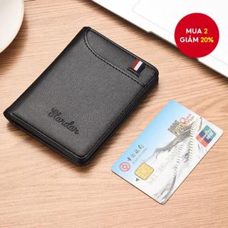 Ví Nam Siêu Mỏng, Thiết Kế Nhỏ Dọc Cho Bằng Lái Xe Và Học Sinh Thanh Niên, Hoàn Hảo Để Thay Đổi