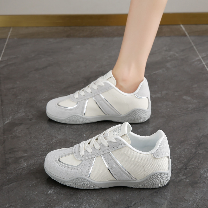 Women's Lace-Up Shoes Fashion Korean Style Spring White Shoes Student Casual Shoes B96 Women's Shoes