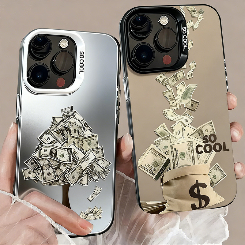 ốp lưng Money tree Jubao Bag Unique niche trend Casing For iPhone 15 14 13 12 11 17 Air Pro Max 16E 