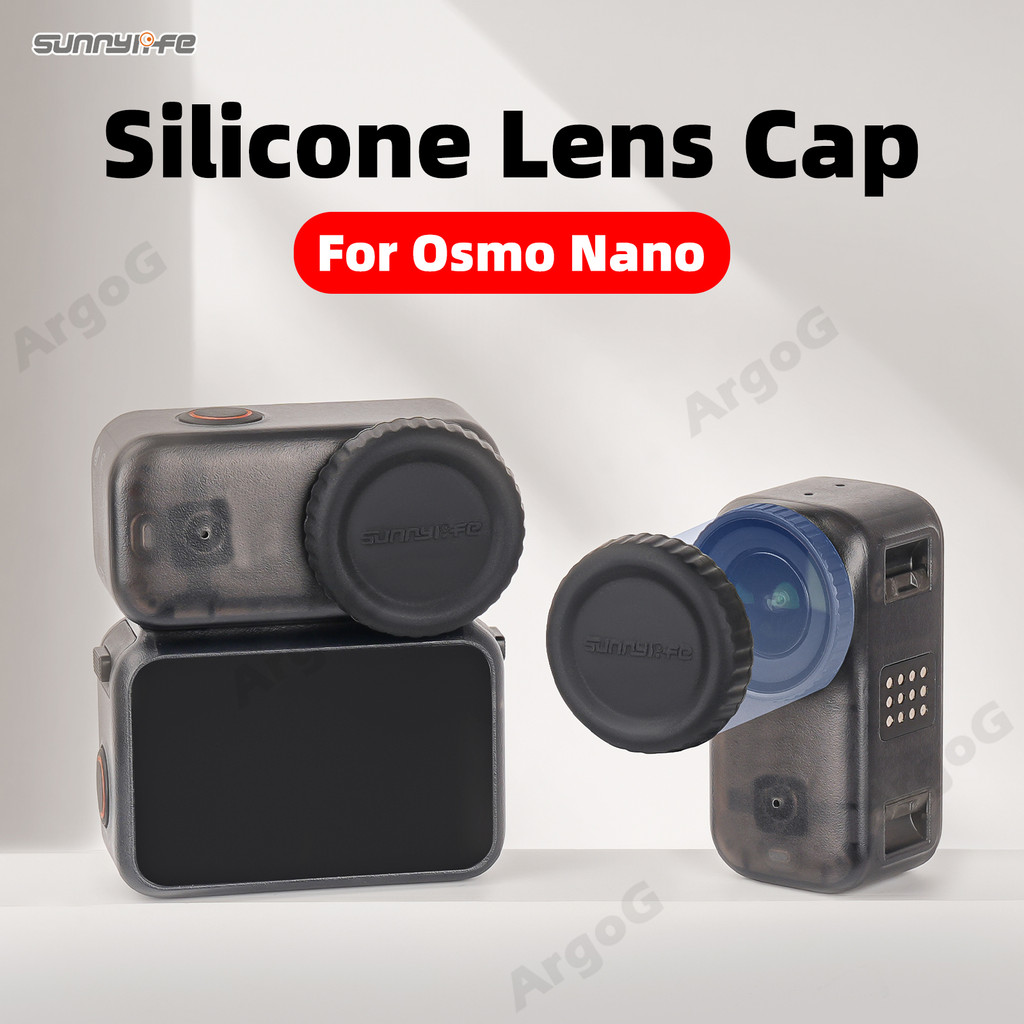 Sunnylife Nắp Ống Kính Silicon Cho Osmo Nano Mềm Chống Trầy Xước Chống Bụi Vỏ Bảo Vệ Osmo Nano Phụ K