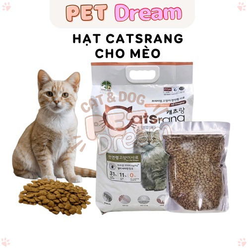 Hạt Catsrang Cho Mèo Dành Cho Mọi Lứa Tuổi Đầy Đủ Dinh Dưỡng Mùi Vị Thơm Ngon