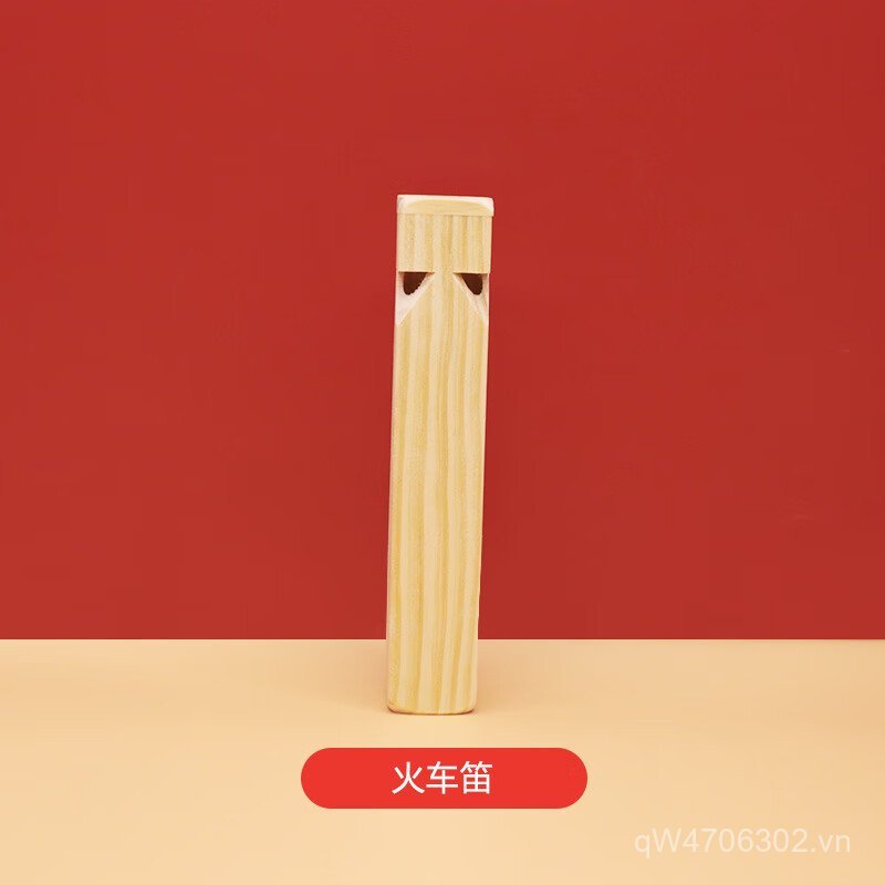 Xe Lửa Sáo Gỗ Chính Hãng Bánh Xe Gỗ Nhạc Cụ Âm Thanh Tàu Nhạc Cụ Hiệu Ứng Âm Thanh Trẻ Em Kazoo Sáo 