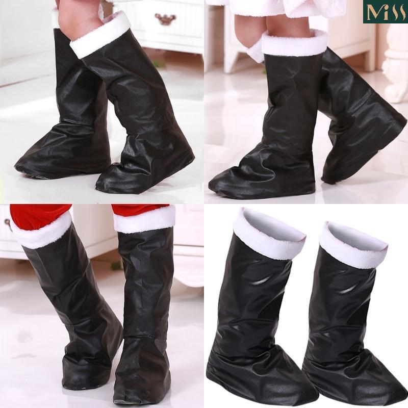 Miss * Ông Già Noel Trang Phục Cho Nam Ông Già Noel Giày Bốt Trẻ Em Ông Già Noel Người Lớn Giày Bốt 