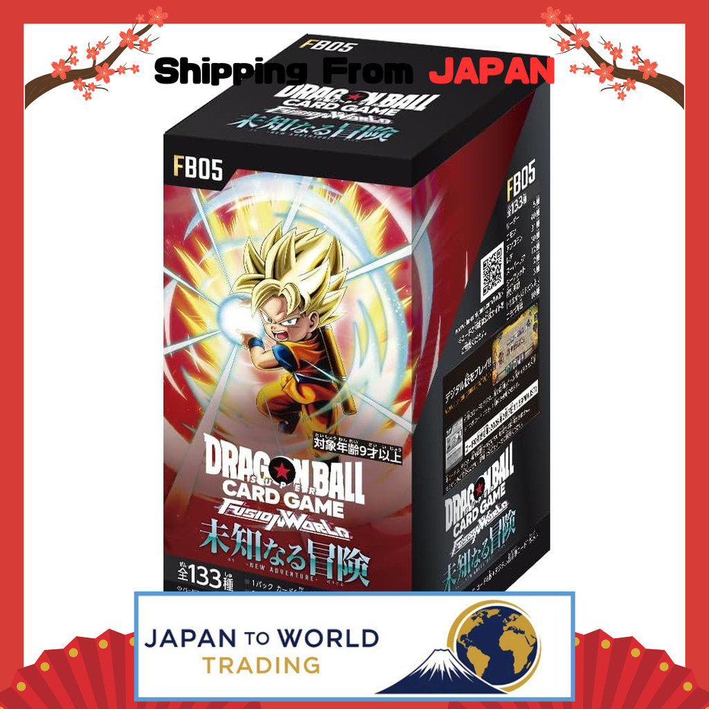 BANDAI Dragon Ball Super Card Game Fusion World Booster Pack Unknown Adventure [FB05] (BOX) 24 packs