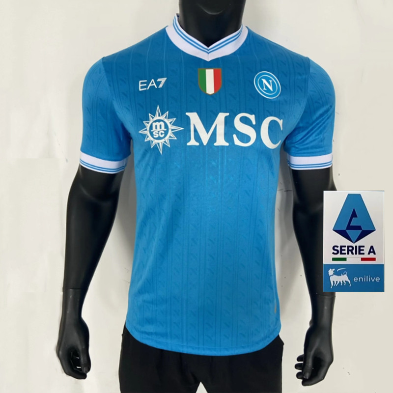 Áo Bóng Đá Nam Size 25/26, Màu Sân Nhà Câu Lạc Bộ Napoli