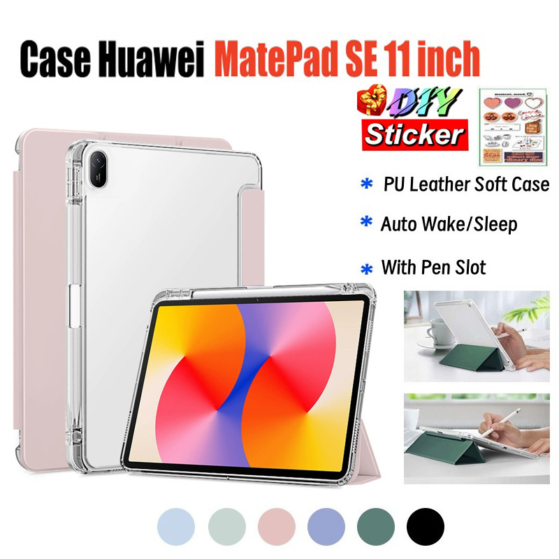 Ốp lưng Huawei MatePad SE 11 inch Flip Casing Huawei Pad 11 "/ Mate Pad 11 inch Soft Case Auto Wake 