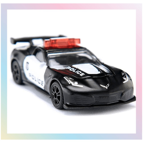 【Trực tiếp từ Nhật Bản】ジク (SIKU) Chevrolet Corvette ZR1 Cảnh sát từ khoảng 3 tuổi SK1545