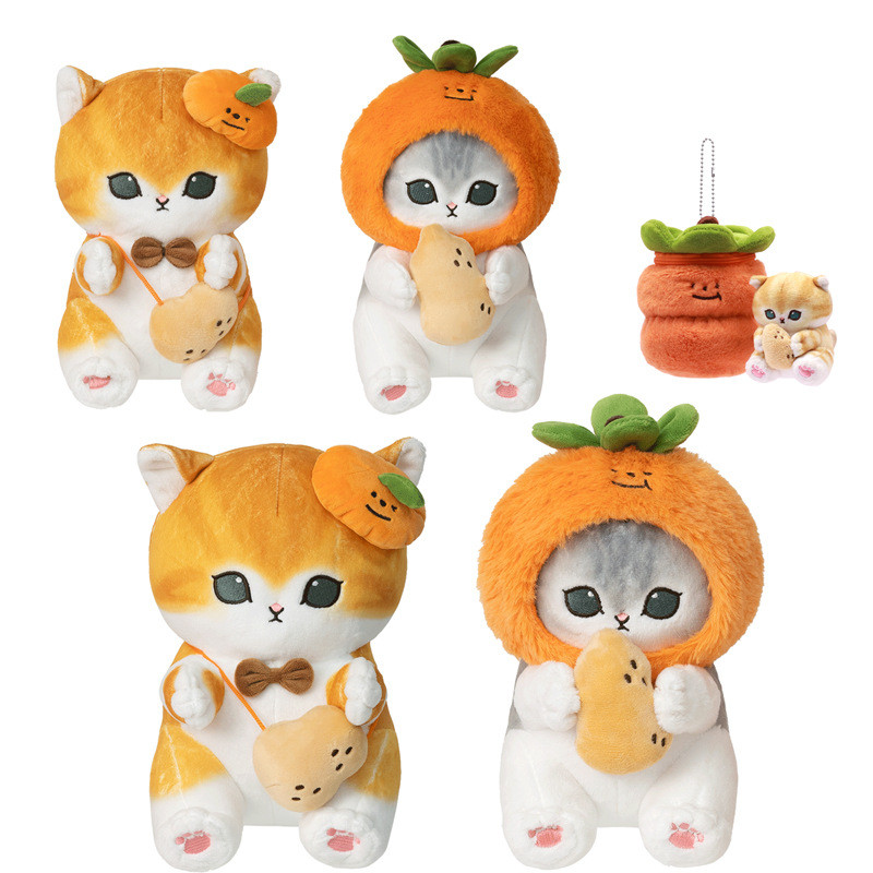 Mifusand Shark Cat Doll Shark Good Things Peanut Series Búp bê sang trọng Quà tặng búp bê mèo dễ thư