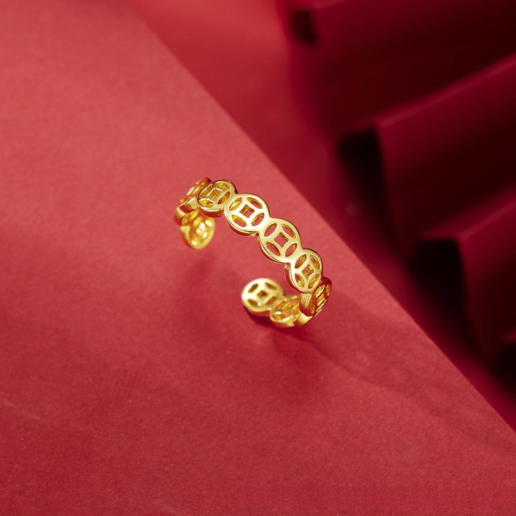 Nhẫn mở đồng xu vàng cát Việt Nam