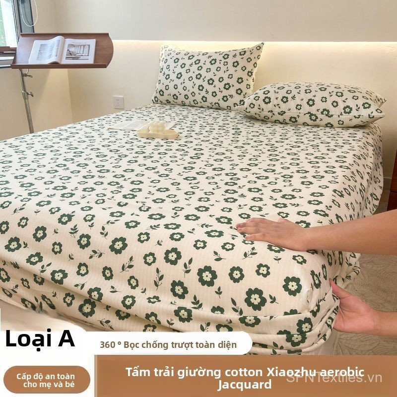 Phim Hoạt Hình Lớp A Ga Trải Giường Bao Gồm Tất Cả Vỏ Nệm Xiaozhu Cotton Simmons Nệm Bảo Vệ Chống Bụ