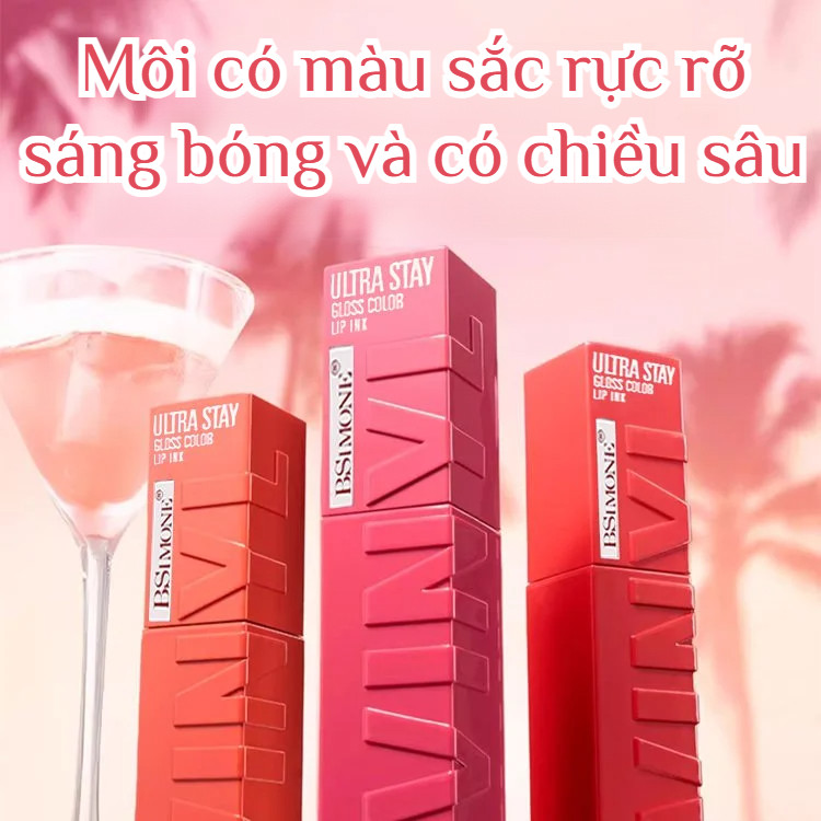 【Dưỡng Ẩm 24H/Bóng Gương/Môi Căng Mọng】Son Bóng FM - Son Thỏi/Gloss Môi/Dưỡng Ẩm Chống Nứt/Môi Khô