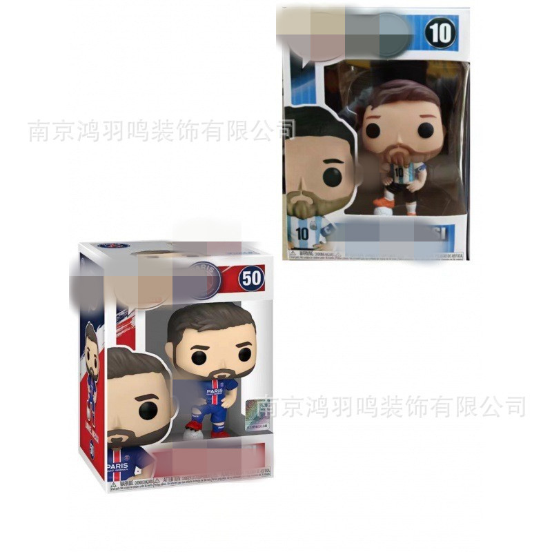 Messi Football Argentina POP No. Mô hình búp bê phiên bản 10 Jersey Messi Q
