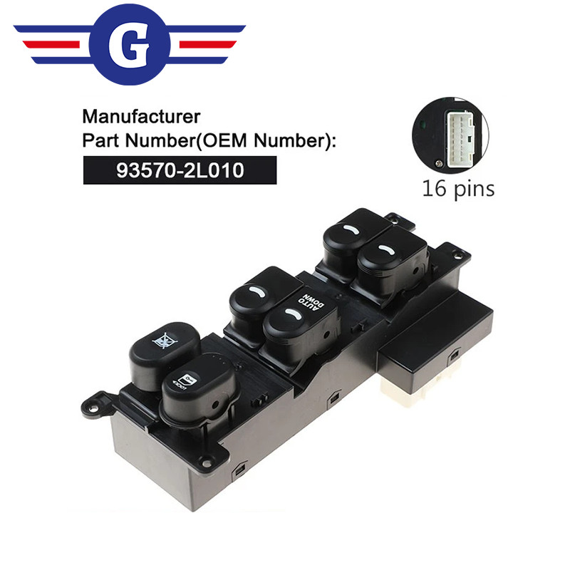 Điều khiển nút cửa sổ điện cho I30 2009 2010 2011 2012