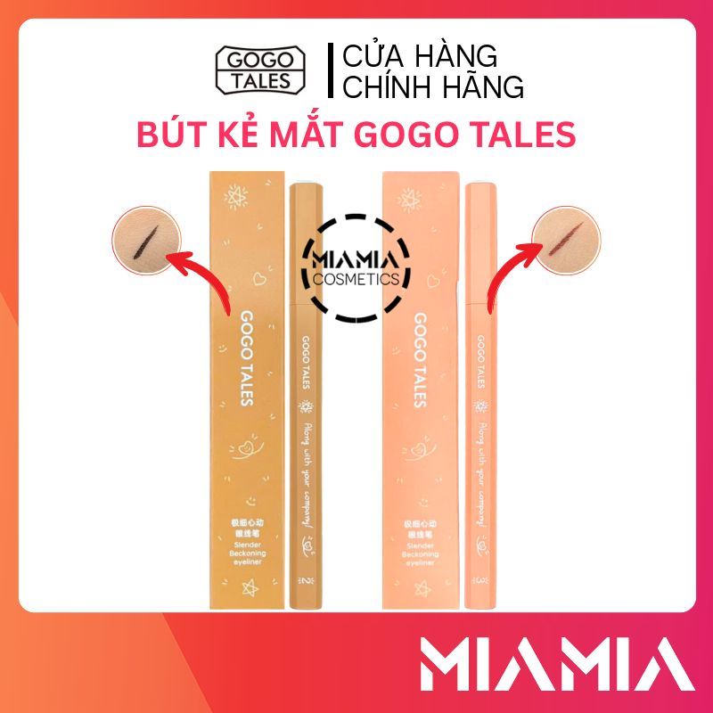 Bút Kẻ Mắt Không Lem Nét Mảnh Lâu Trôi Gogo Tales - Miamia