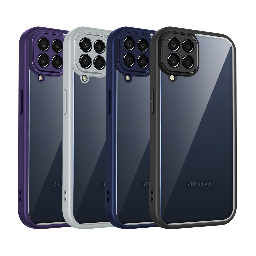 Ốp lưng Samsung M53 5G Vỏ trong suốt mờ thời trang cho Ốp điện thoại Samsung Galaxy M53 5G