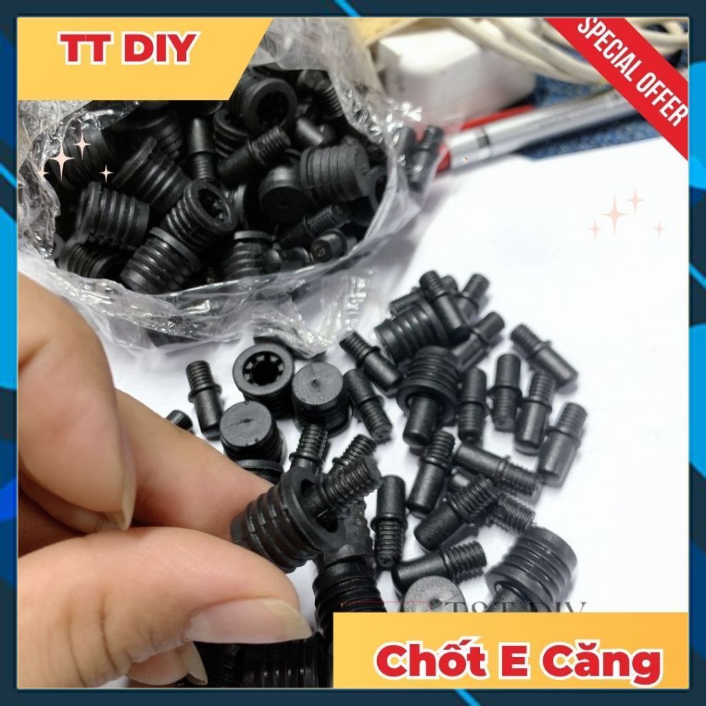 [TT DIY] Chấu Ê Căng, Chốt Chân Ecang Cho Lưới Thùng Loa Bộ 4 Cái