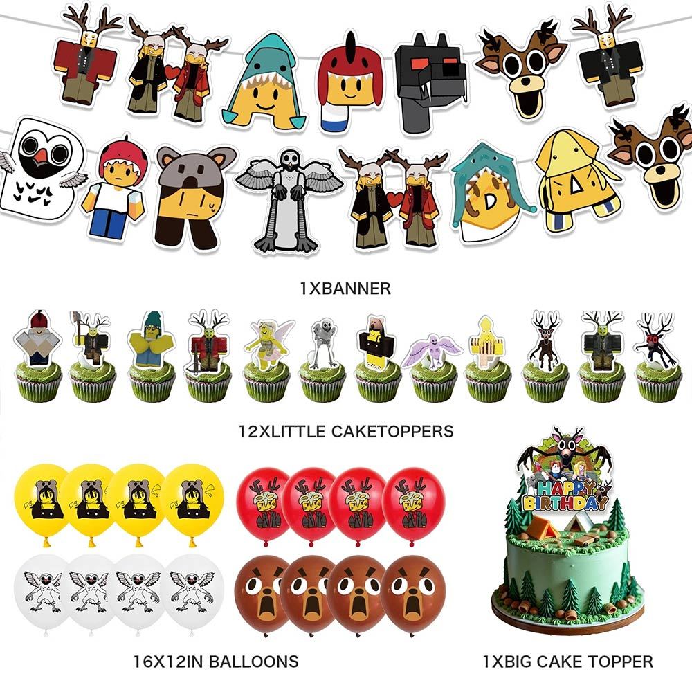 Forest 99 Night Theme Birthday Party Decoration