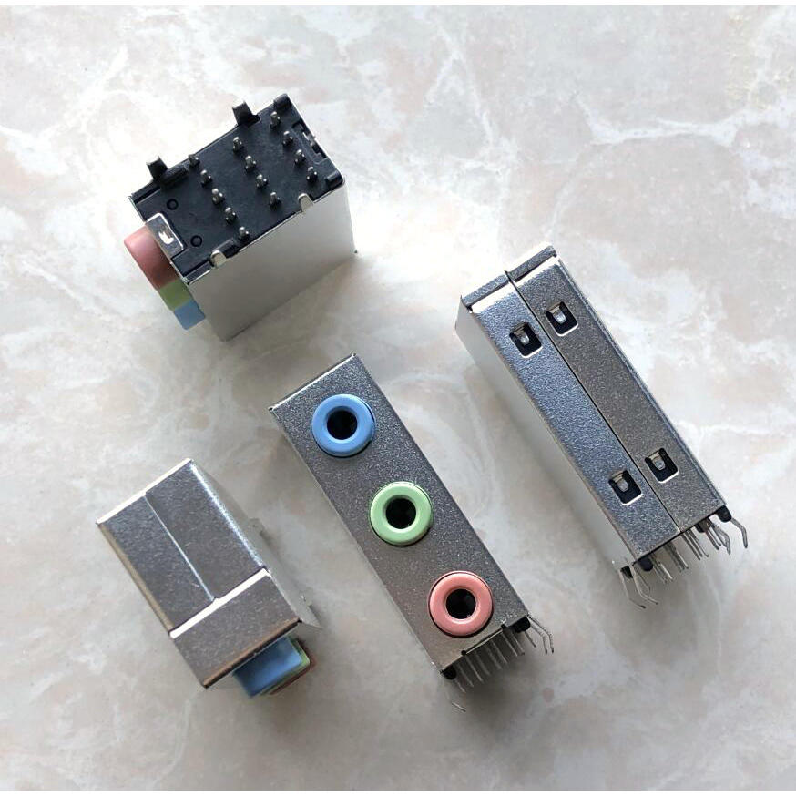 Máy tính để bàn Bo mạch chủ Giao diện âm thanh Ổ cắm âm thanh 3 lỗ Bo mạch chủ Card âm thanh Đầu nối