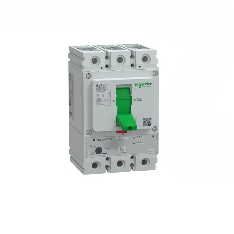 (Q4)  Cầu dao dạng khối MCCB GoPact 250B 3P 250A 25kA chỉnh định 0.7-1xIn - Schneider  - G25B3A250