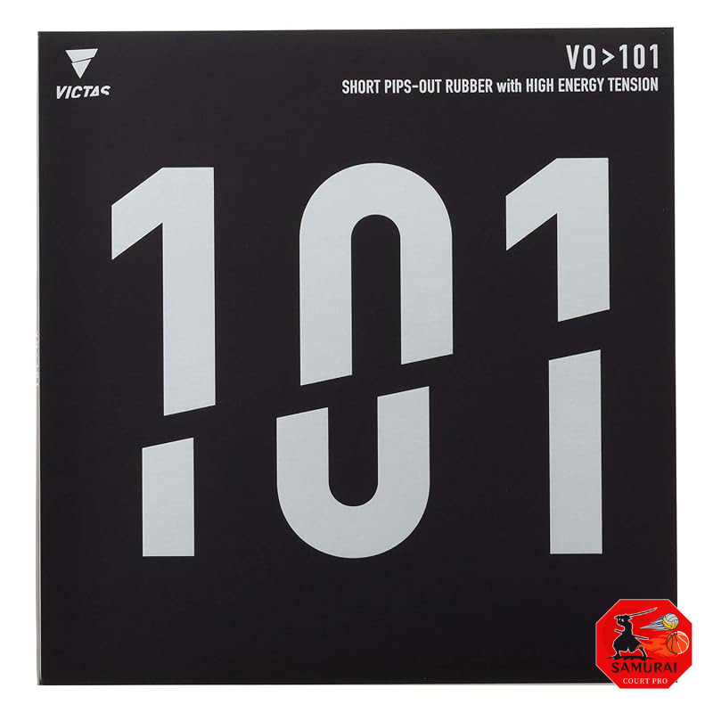 VICTAS Table Tennis Top Spin Rubber VO101 020202 Black 2.0  
VICTAS Table Tennis Top Spin Rubber VO1