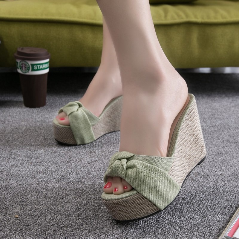 PB3 Giày nêm nâng cao gợi cảm Giày nữ thời trang