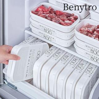 Benytro BENYTRO 1 Cái Tủ Lạnh Bảo Quản Thực Phẩm Sắc Nét, Chuẩn Bị Món Ăn Phân Loại Thực Phẩm Hộp Bảo Quản Đông Lạnh, Hộp Kín Thịt Đông Lạnh Bảo Quản Rau Quả Tươi Chia Tổ Chức