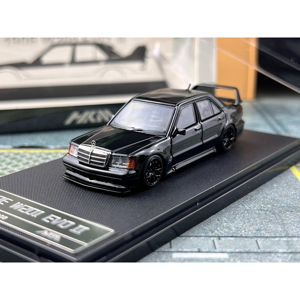 Hàng sẵn có HKM 1: 64 Benz 190E W201 2.5-16 Evo II Restmod Mô hình xe hợp kim