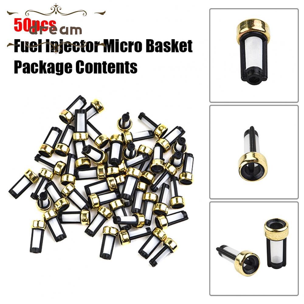 [dreamlife]For ASNU03C Injector Repair Kit Fuel Injector Micro Basket Filter Set Pack of 50