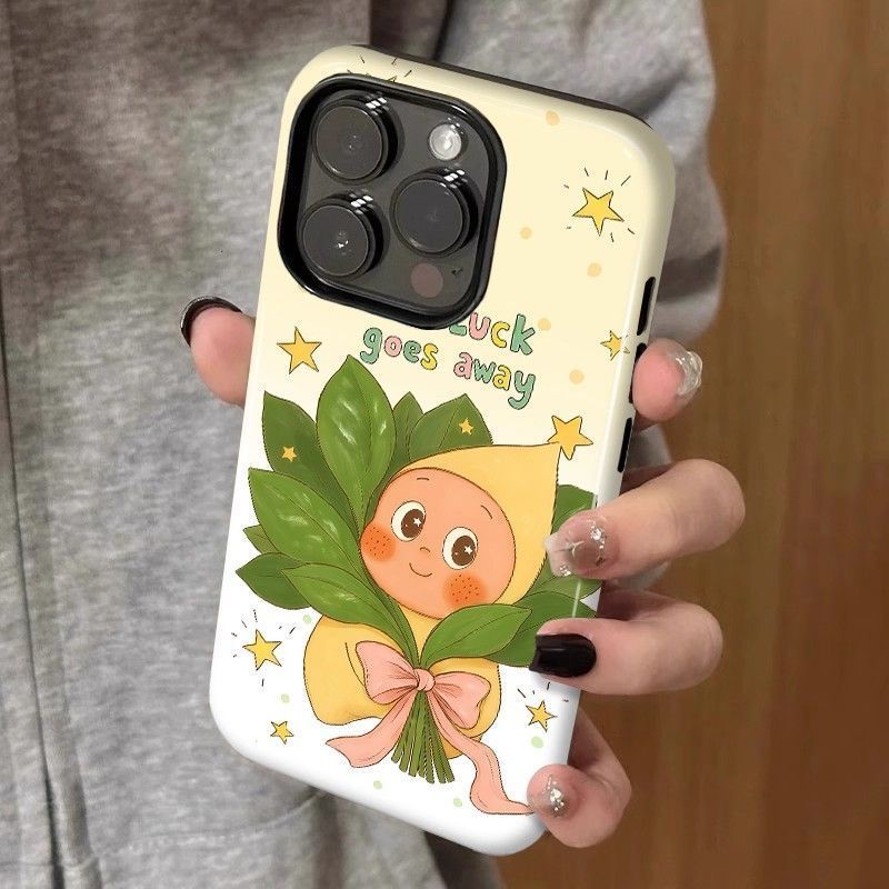 【✨Spot】[Loại bỏ Ốp điện thoại Bad Luck Star] Apple 17air / iPhone 16promax / 15pro/14plus, chống sốc