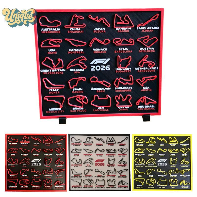 (Độc Đáo) 2026 Công Thức 1 Lịch F1 Có Chân Đế Đua Để Bàn Lịch Trang Trí Văn Phòng Tại Nhà Trang Trí 