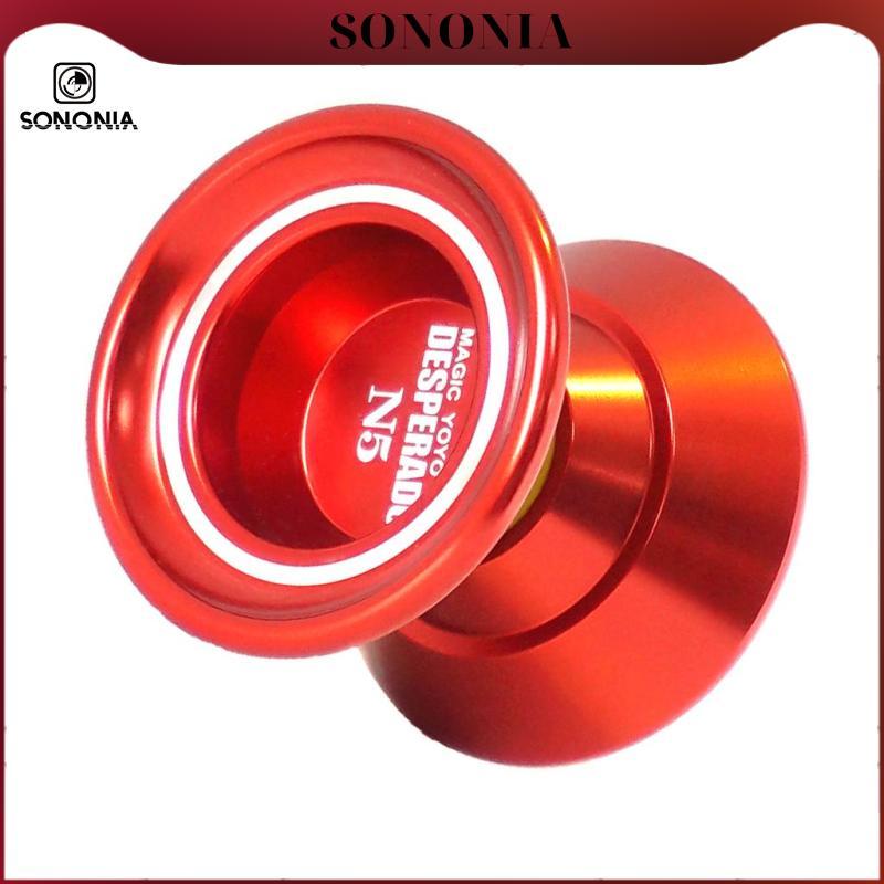 Yoyo không phản hồi chuyên nghiệp N5 có vòng bi lõm & 1 dây - Đỏ