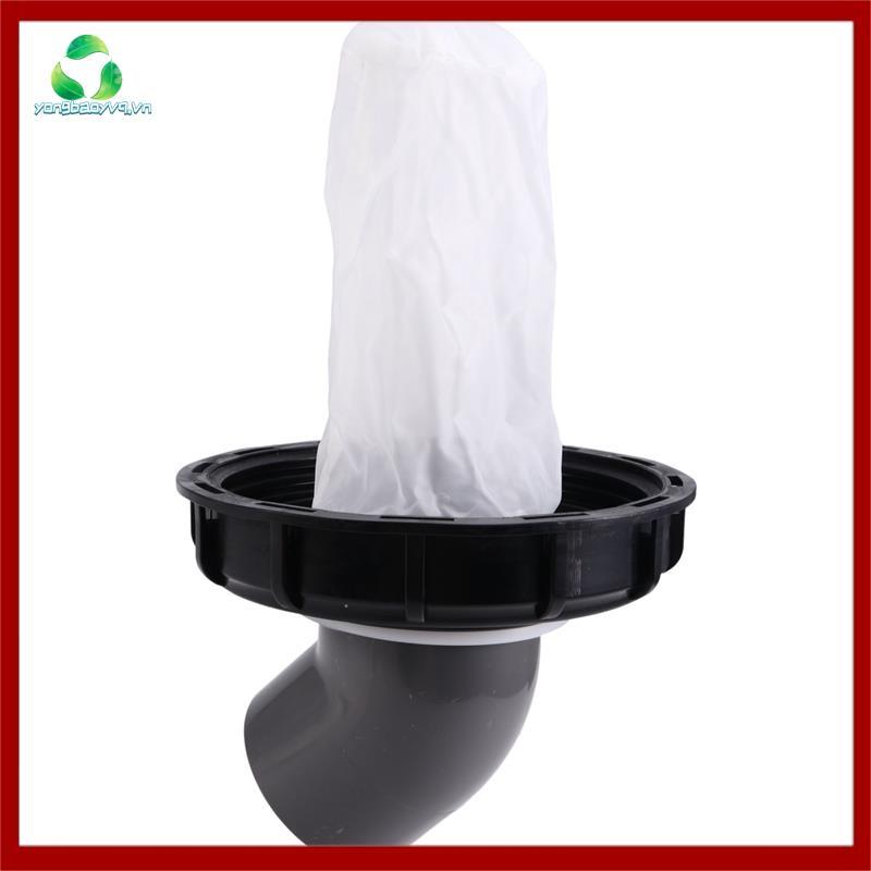 [yongbaoyvq.vn] IBC Ton Pail Phụ kiện Ton Pail Nhựa có màng lọc Ton Pail Cover DN150 Đen DN150-165MM
