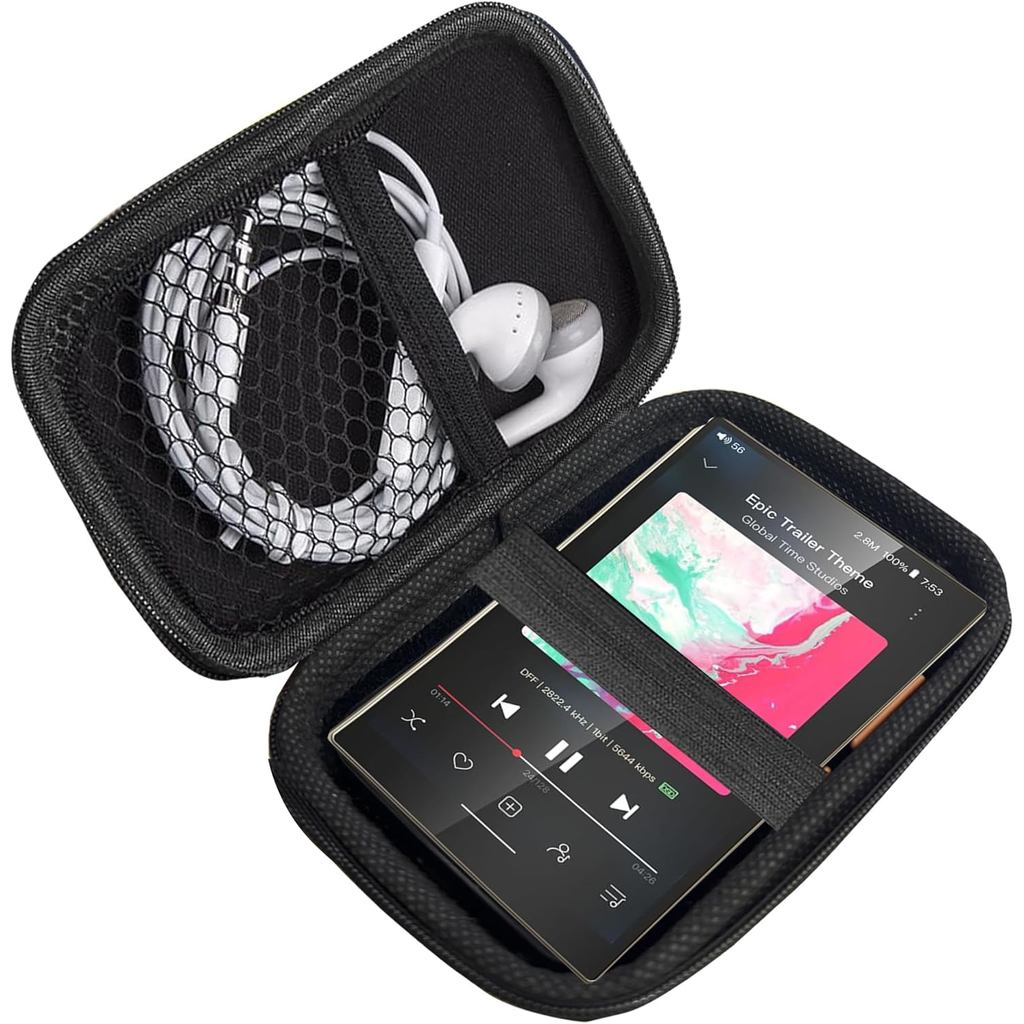 Tương thích với hộp đựng máy nghe nhạc FiiO M21, Hộp đựng EVA bền bỉ Lamshaw, Vỏ bảo vệ chống sốc & 