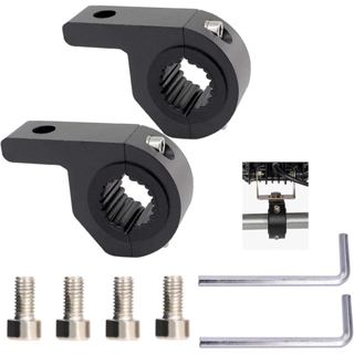 ANKIA 2 Chiếc Đèn LED Xe Máy Ngang Kẹp Gắn Chân Đế Bộ Phù Hợp Với 7 / 8 ” Thanh Bò Giá Treo Mái Lồng Cuộn Cho Xe Máy ATV UTV Đèn Sương Mù Gắn Xe Máy Truy Cập