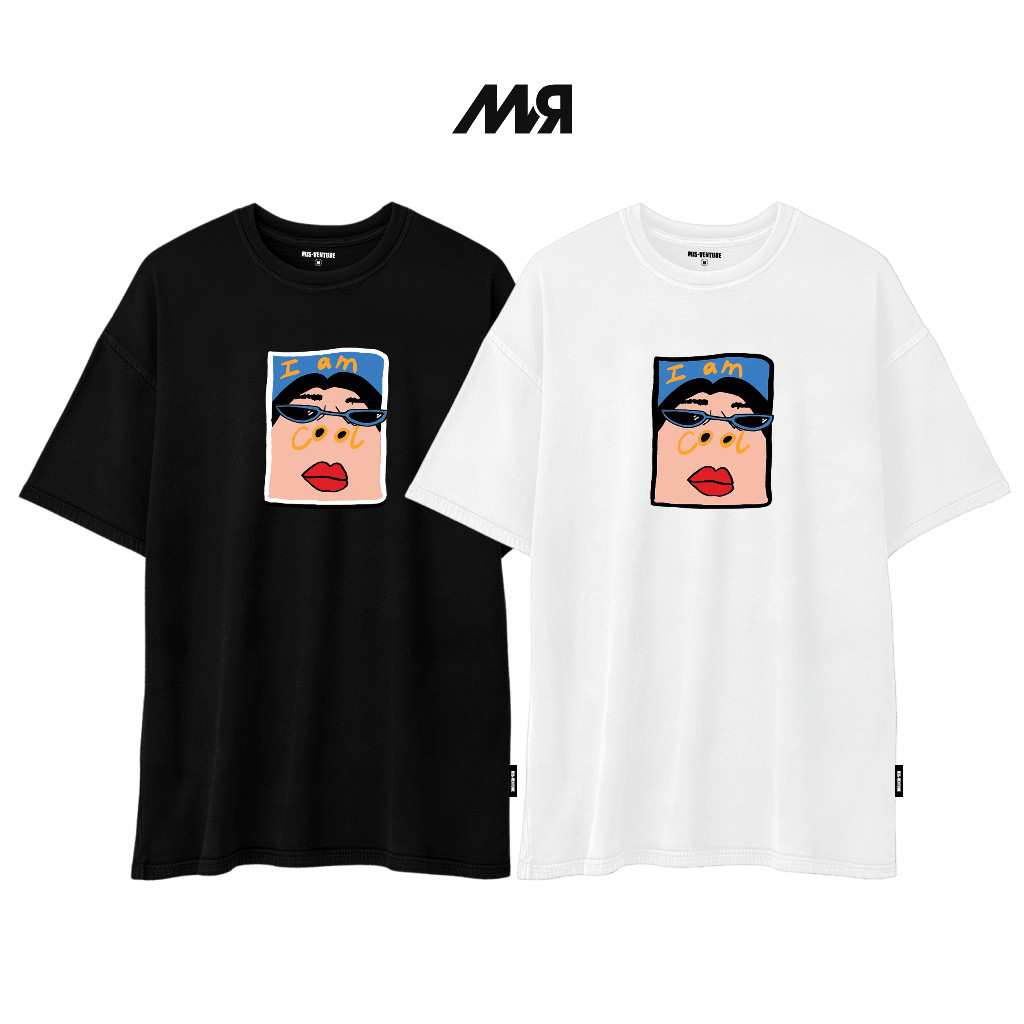 MVR ÁO THUN IAM COOL - ĐEN/ TRẮNG