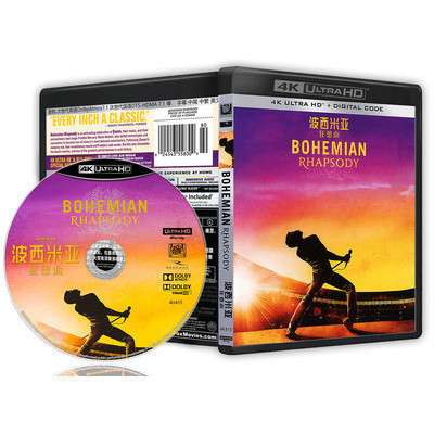 [Tiếng Anh] Blu-ray HD Movie 4K UHD 1080P Bohemian Rhapsody