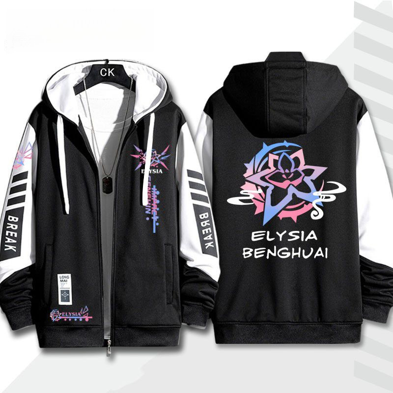 Honkai Impact 3rd Elysia - Áo Len & Áo Khoác Xuân Thu Cho Nam, Phù Hợp cosplay Anime