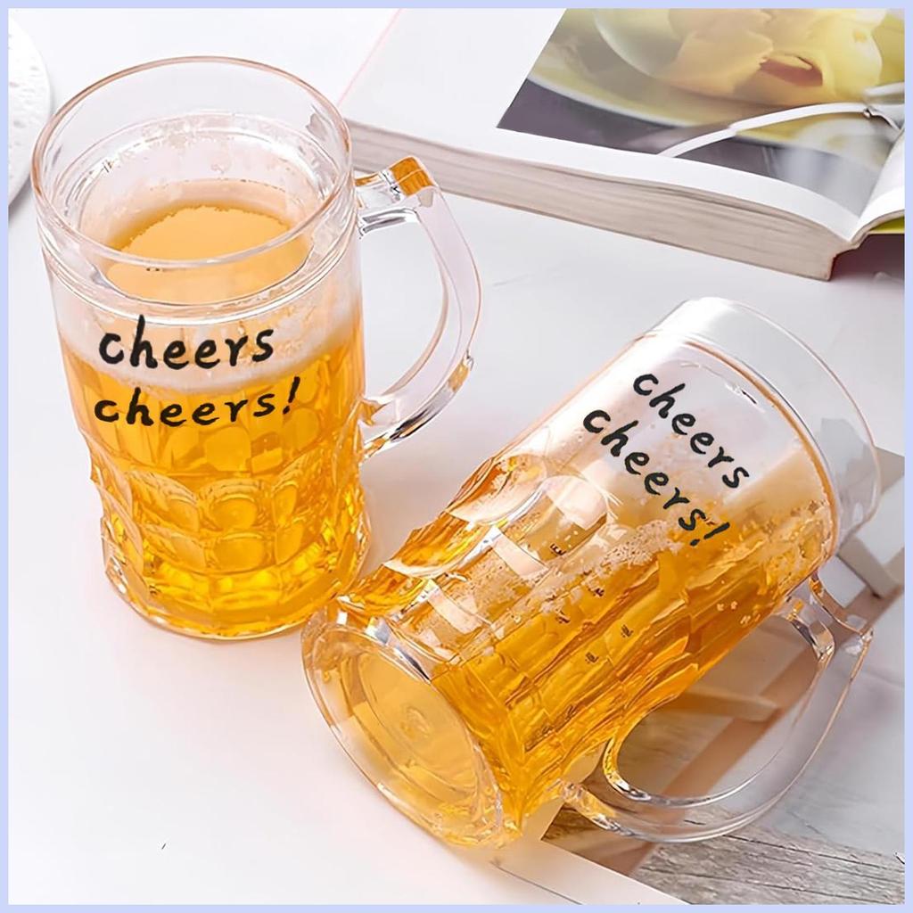 Cốc Bia Cho Tủ Đông Prank Bia Cốc 450ml Mới Lạ Hai Tường Tủ Lạnh Chill Drinkware Cho Đi Biển Kỳ Nghỉ