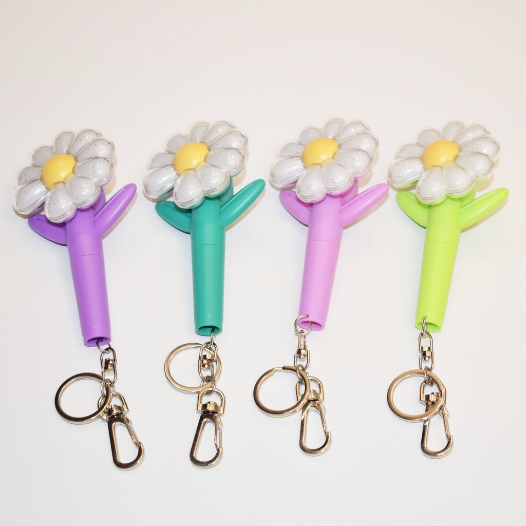 6 phong cách Kpop Idol BIGBANG G-DRAGON Mini Light Keyring Little Daisy Lightstick Móc khóa
