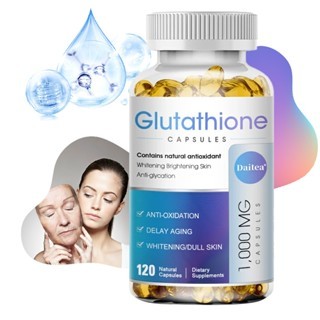 Daitea Glutathione 1000mg - Thực phẩm bổ sung làm trắng da - Hỗ trợ làn da đẹp và rạng rỡ - Chống oxy hóa và giải độc