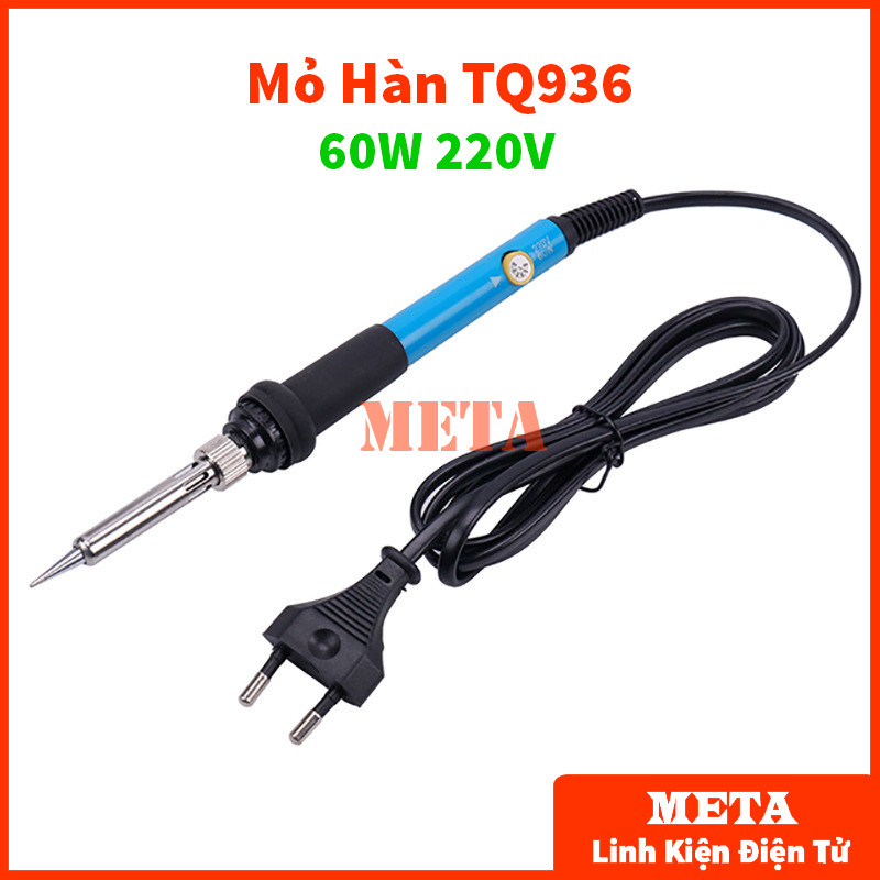Mỏ Hàn TQ936 60W 220V, Máy Hàn TQ936 điều chỉnh nhiệt độ - Mỏ hàn 936, máy hàn 936, tay hàn TQ93, tr