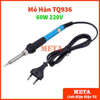 Mỏ Hàn TQ936 60W 220V, Máy Hàn TQ936 điều chỉnh nhiệt độ - Mỏ hàn 936, máy hàn 936, tay hàn TQ93, trạm hàn TQ936