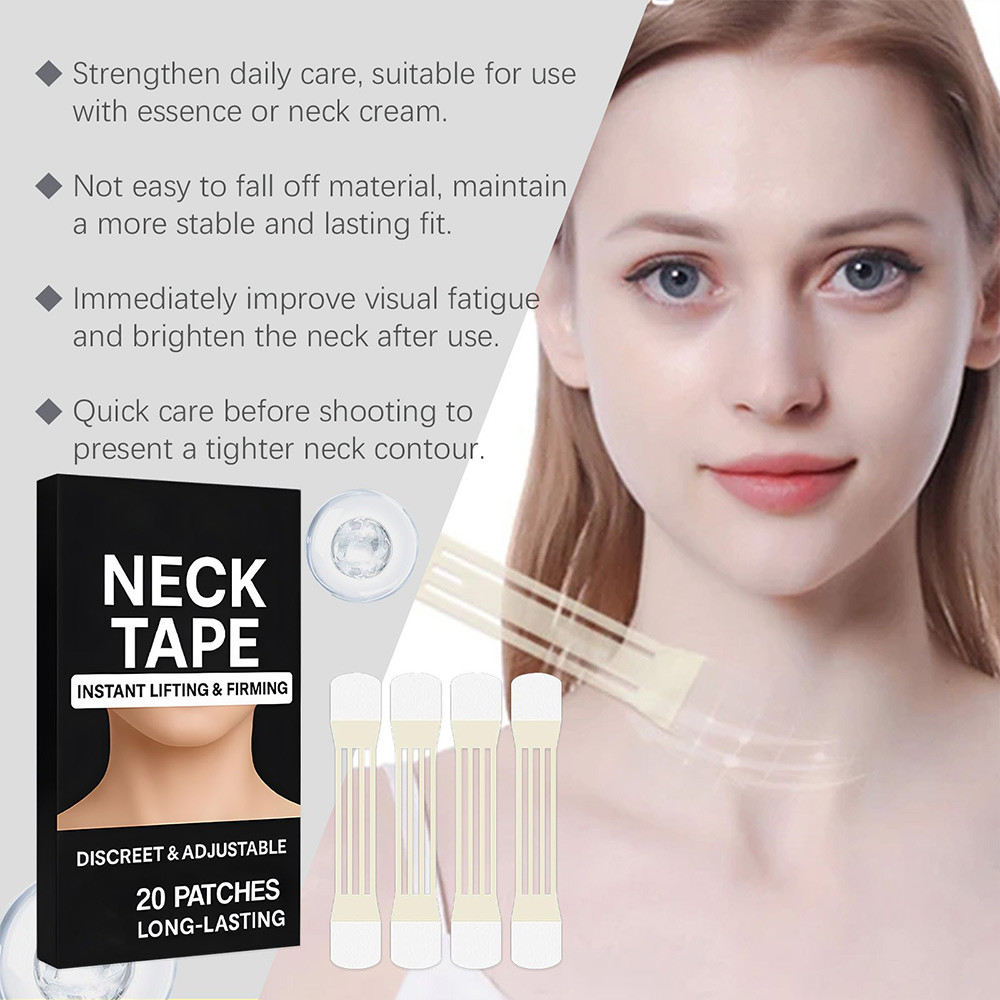 Face Lift Patches Neck Face Lifting Patch Tool Lift up Tape Breathable Secure Neck Facelift Strips