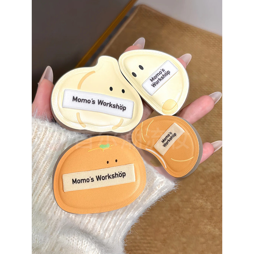 Momo 's Workshop Momo 's Workshop Bento Series Tỏi Cam Lớn Tỏi Ngón Tay Cái Puff Ướt Khô Nữ