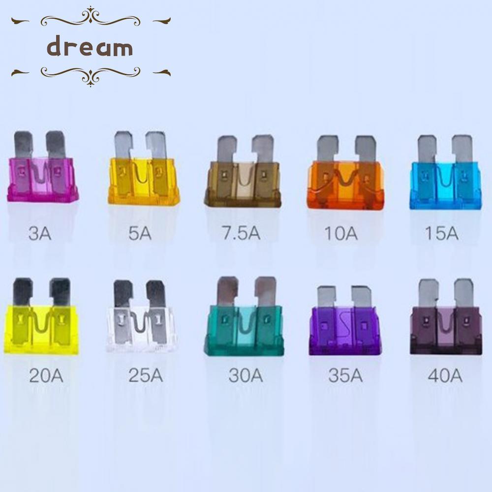 [dreamlife]Automotive Blade Fuse Standard Size For Cars 3A 5A 10A 15A 20A 25A 30A 40A