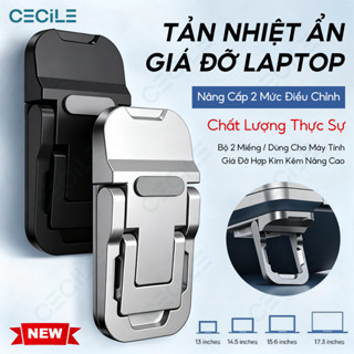  Kê Laptop Mini Gập Lại Tản Nhiệt Hợp Kim Kẽm Giá Đỡ Laptop Chân Đế Laptop 2 Nấc Điều Chỉnh Gọn Nhẹ 