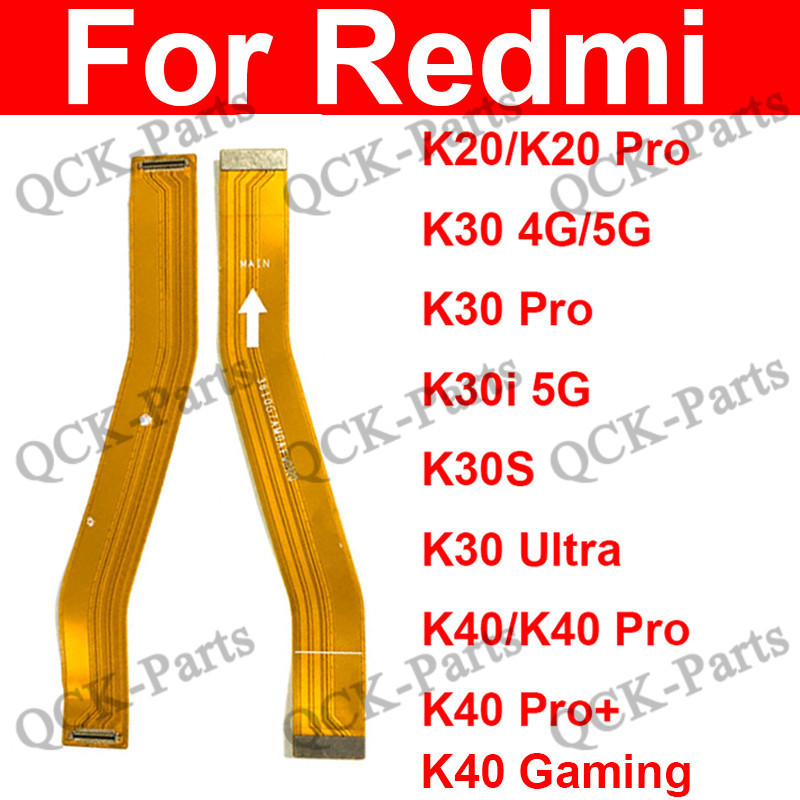 Bo Mạch Chủ Màn Hình LCD Cáp Mềm Cho Redmi K20 K30 K40 Pro Plus K30 4G 5G K30i K30S K30Ultra K40 Chơ