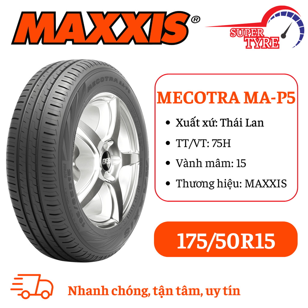 Lốp xe ô tô du lịch MAXXIS 175/50R15 MAP5