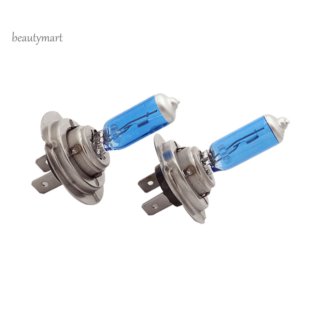 2 Chiếc 55W 12V H7 6000K Xe Xenon Halogen Đèn Pha Bóng Trắng Siêu Sáng